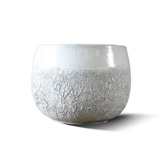 CTNX Deroma Pot Irazu Blanc D.27 cm x H. 20 cm